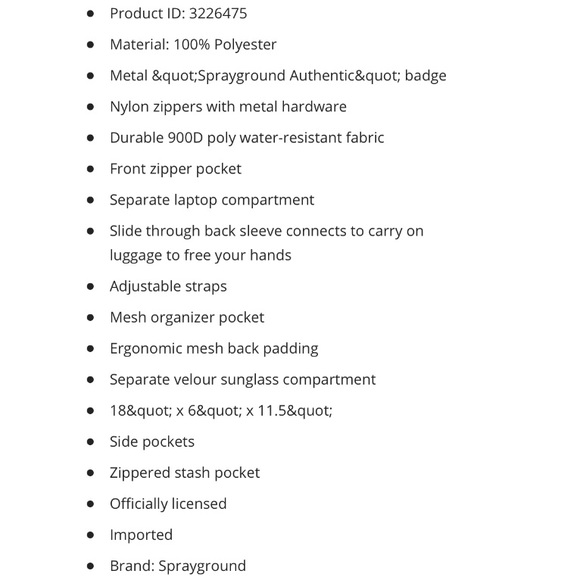 SPRAYGROUND NBA**Lakers LONZO BALL Backpack $70 - Picture 8 of 8